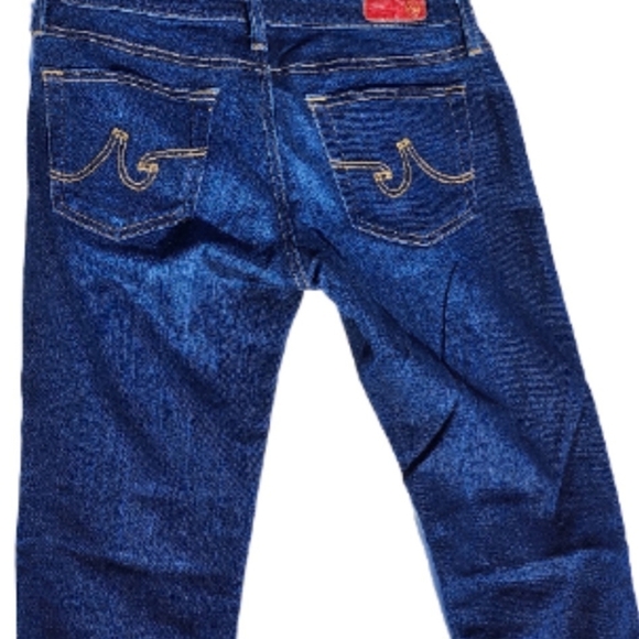 AG Adriano Goldschmeid Jeans The Stevie Slim Straight Dark Wash Size 26 - Picture 3 of 5